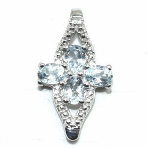 Silver Blue Topaz Pendant